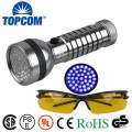 LED UV Ultra Violet Blacklight Detection Flashlight for Scorpions and Bed Bugs, Counterfeits, A/C Leaks and Pet Stains